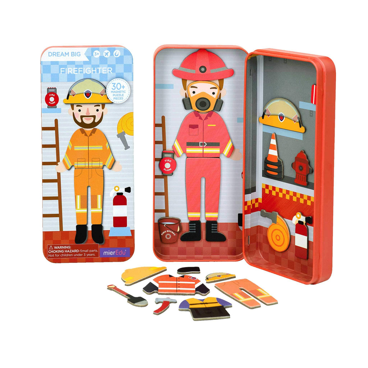 mierEdu Travel Puzzle Box- Firefighter