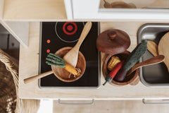 QToys Mahogany Pot and Pan Set