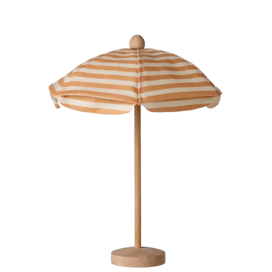Maileg Beach Umbrella Mouse - Soft Coral