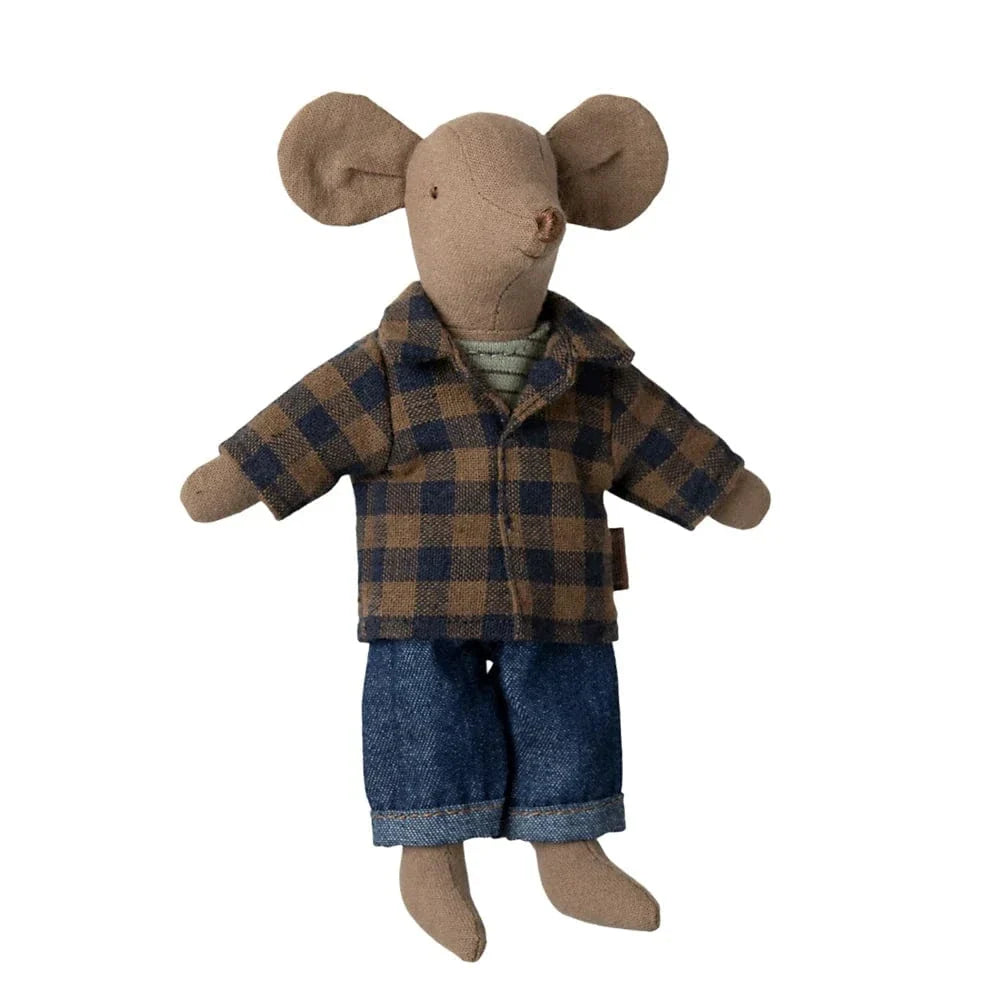 Maileg Dad Mouse Light Brown