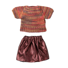 Maileg Skirt and Knitted Blouse Mum Mouse