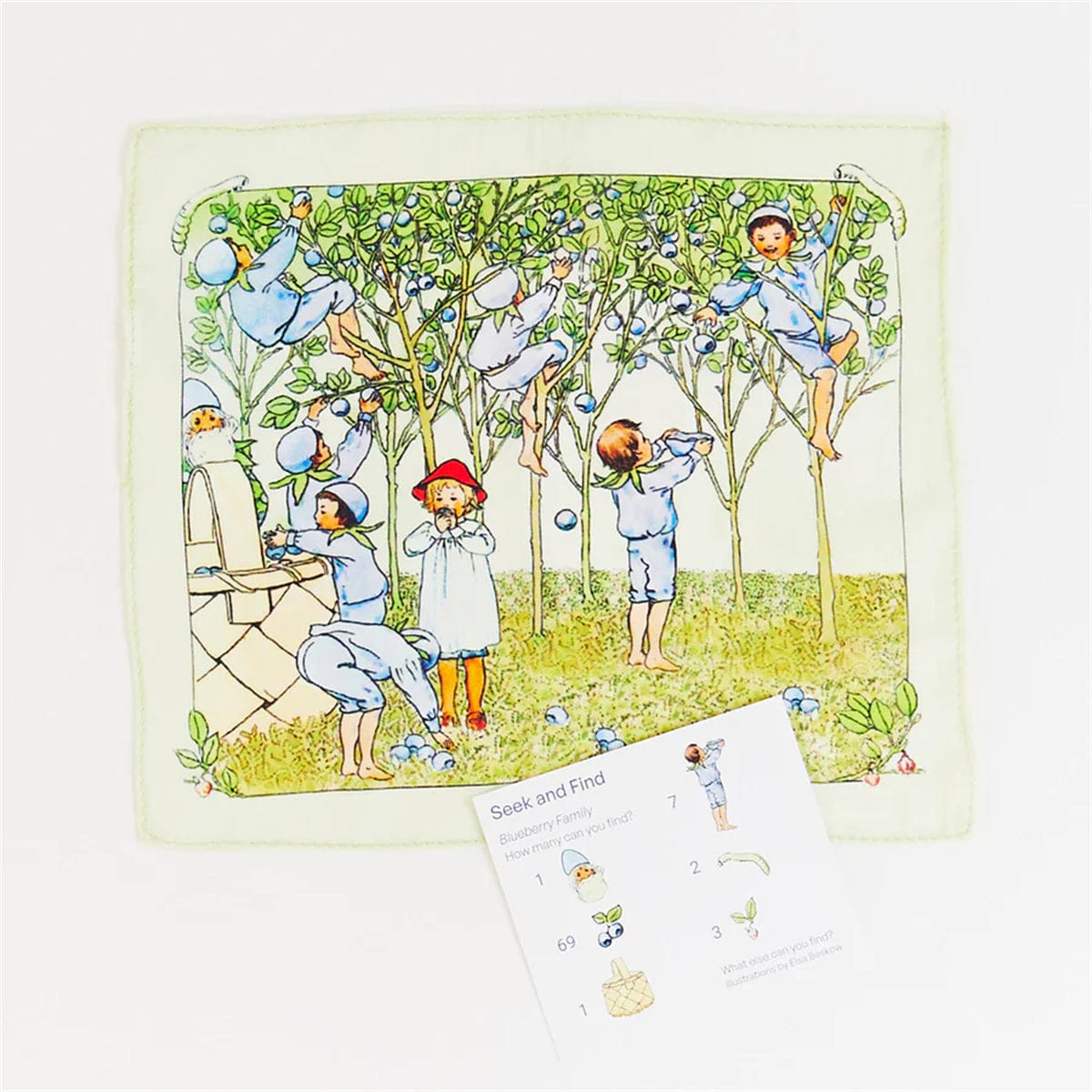 Sarah’s Silks Mini Mini Blueberry Children Seek & Find