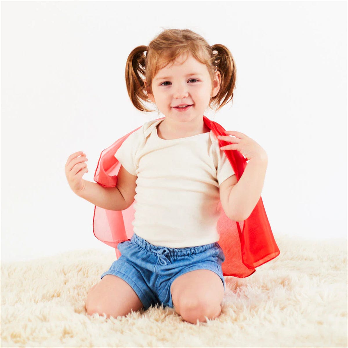 Sarah’s Silks Mini Strawberry Playsilk