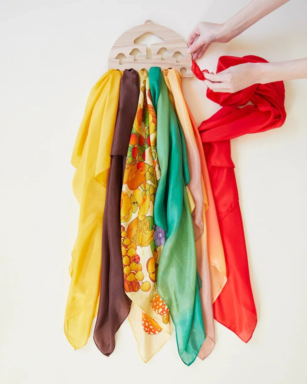 Sarah's Silks Playsilk Display