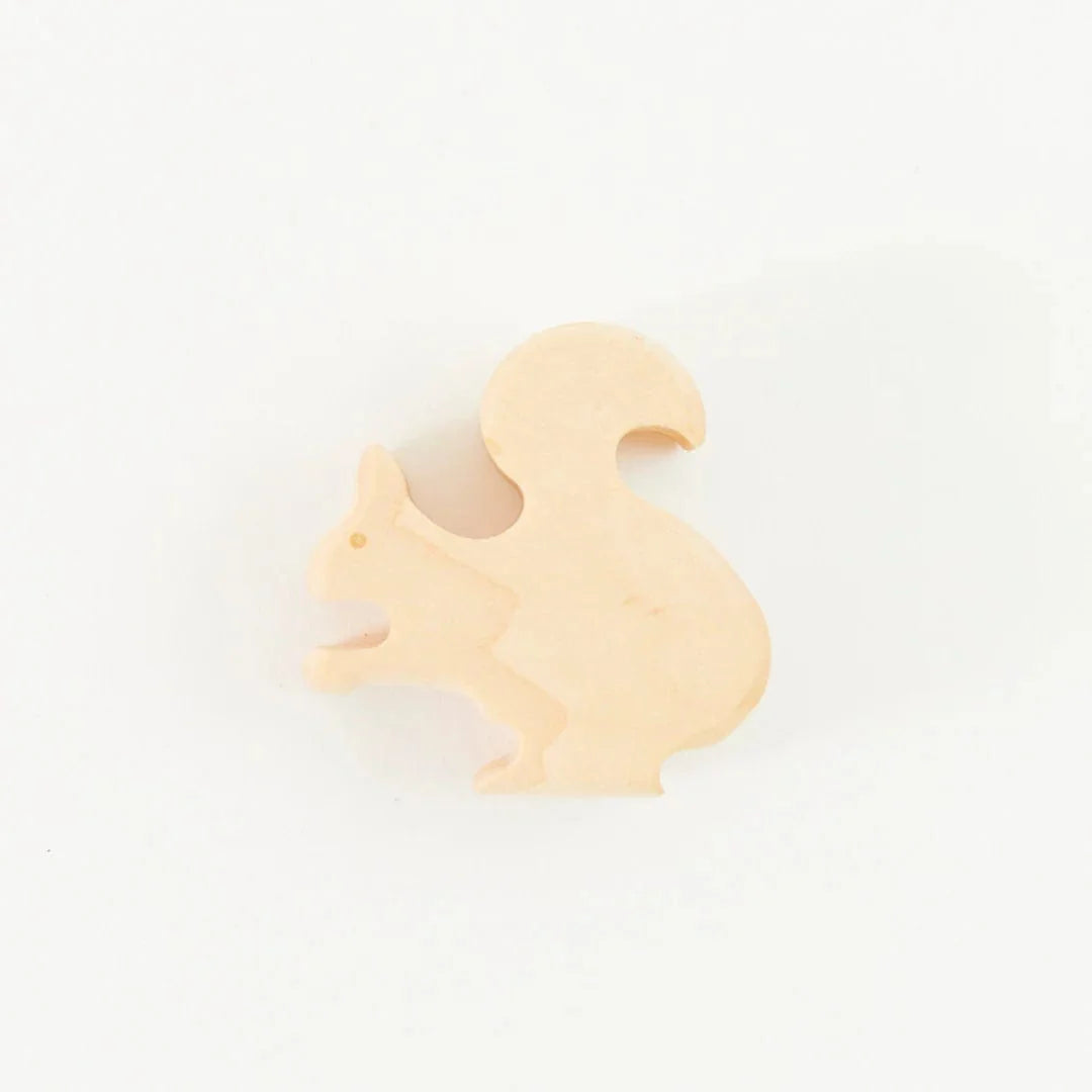 Sarah's Silks Wooden Animal Squirrel Maple
