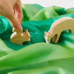 Sarah's Silks Wooden Animal Squirrel Maple