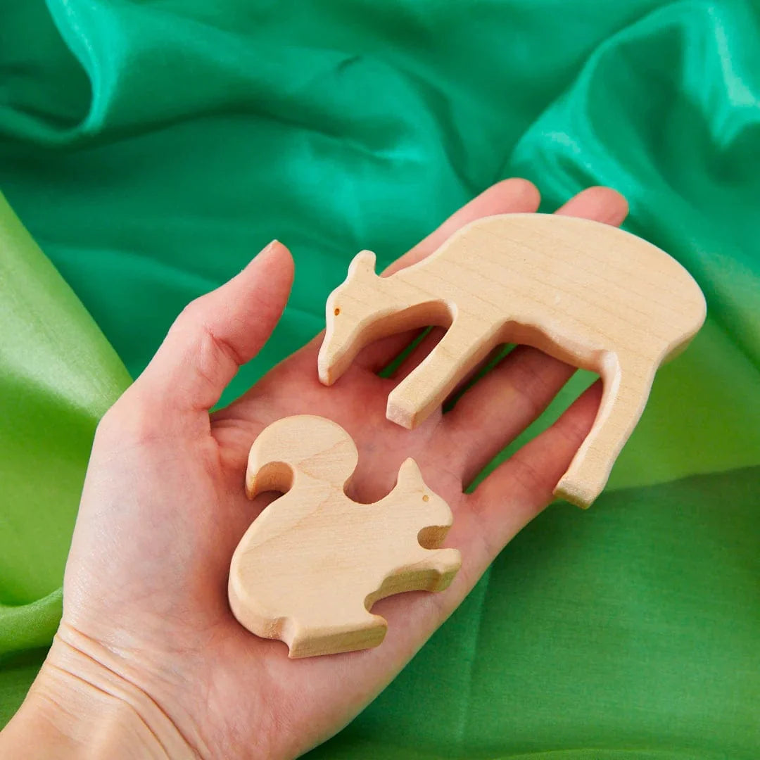 Sarah's Silks Wooden Animal - Maple - Deer