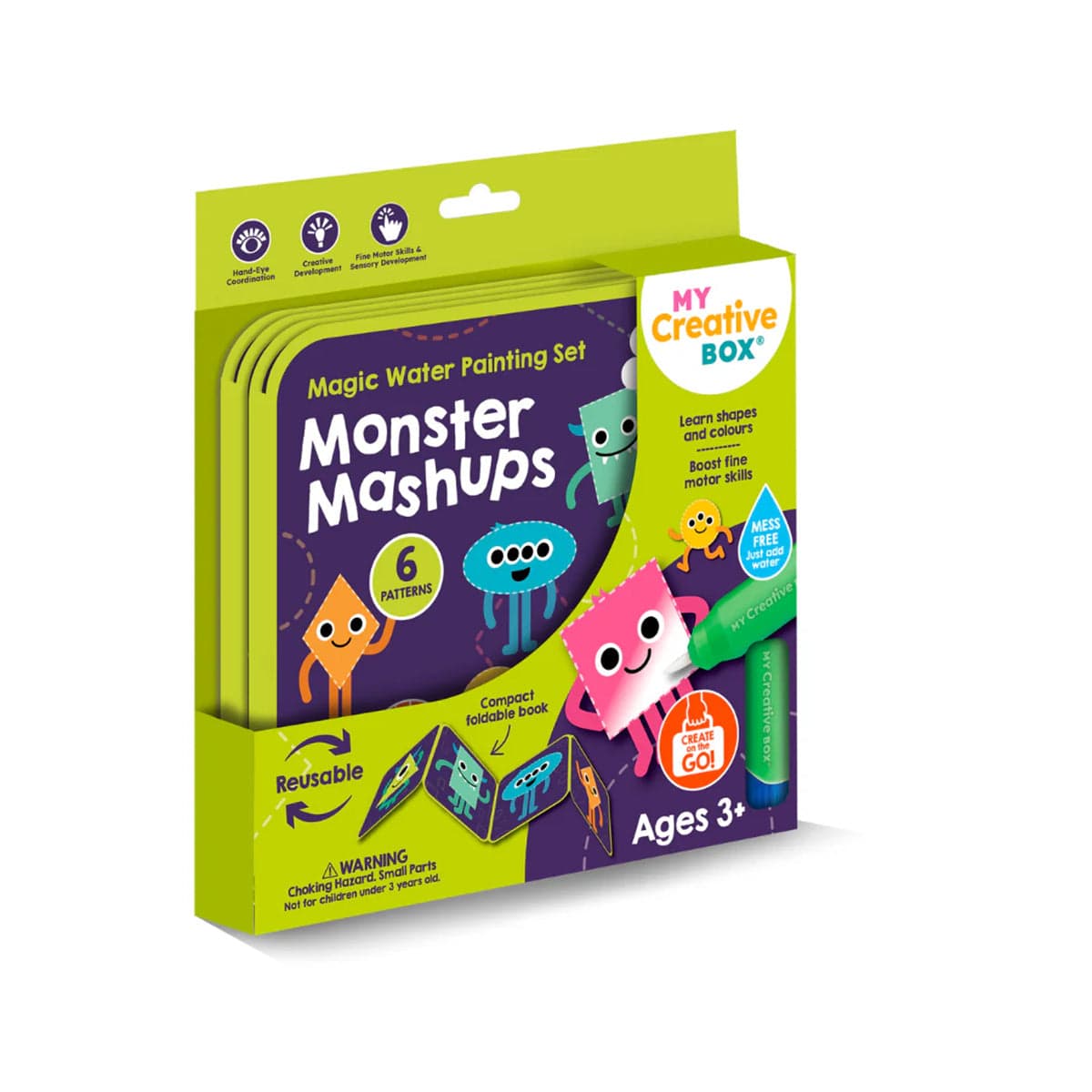 My Creative Box Monster Mashups Magic Water Painting Set