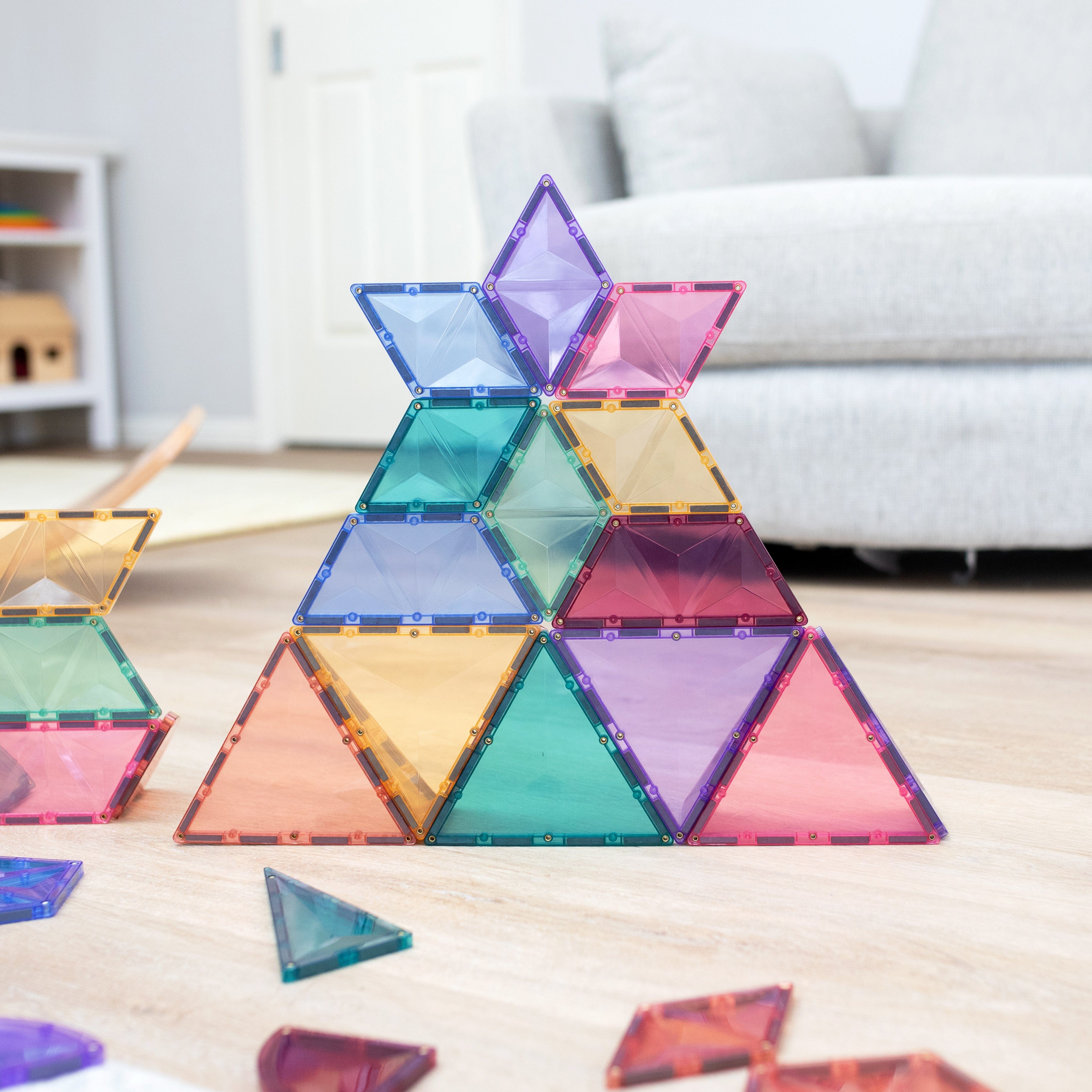 Connetix Tiles Pastel Shape Expansion Pack 48 Piece