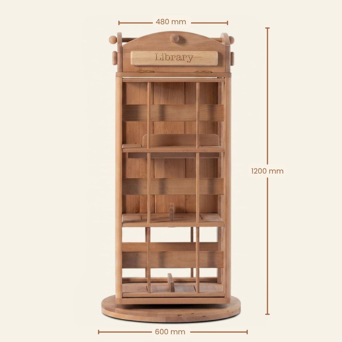 myduckling OLI Library Revolving Bookcase - London
