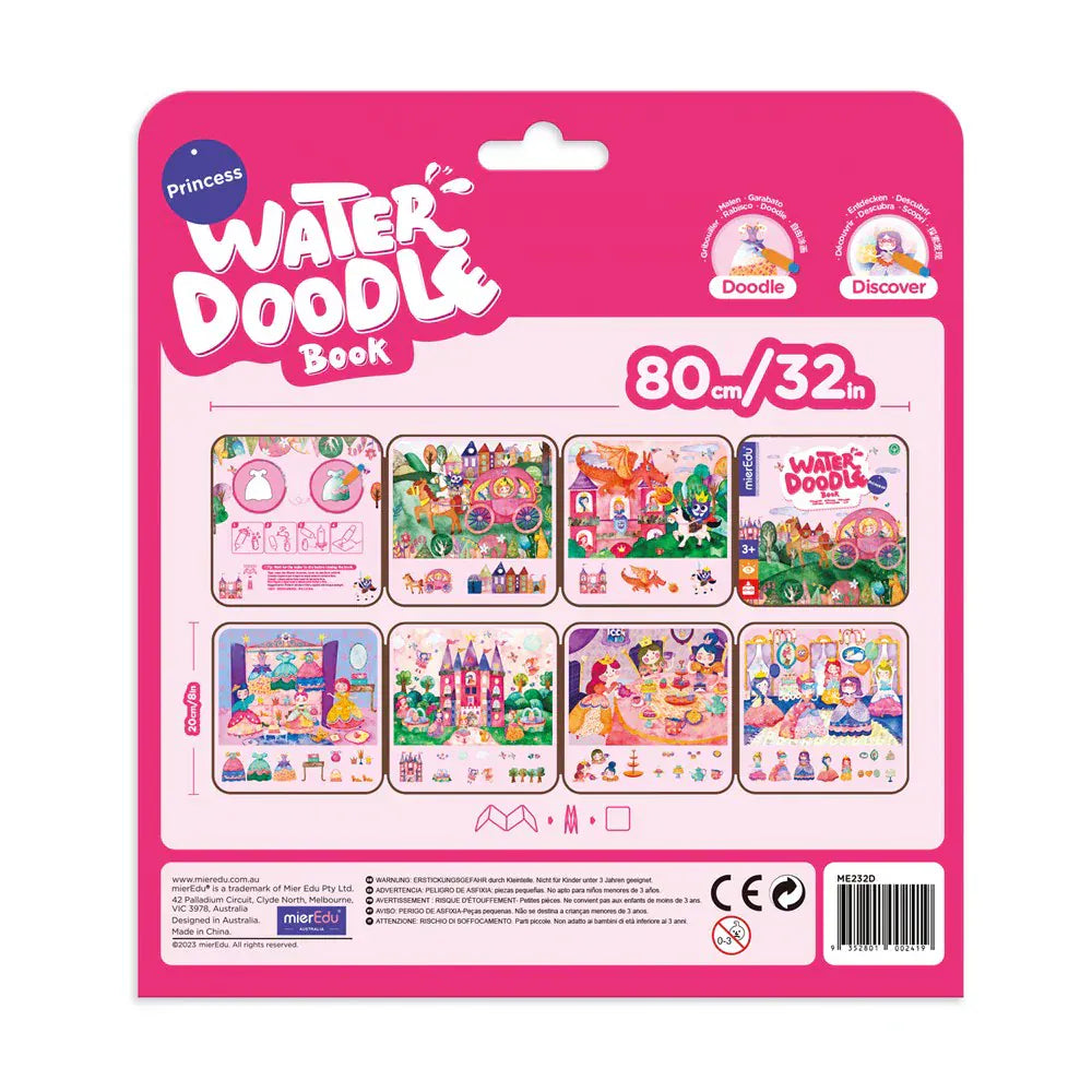 mierEdu Water Doodle Book - Princess