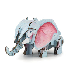 mierEdu Build 'n' Sound 3D Puzzle - African Elephant
