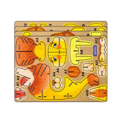 mierEdu Build 'n' Sound 3D Puzzle - Lion
