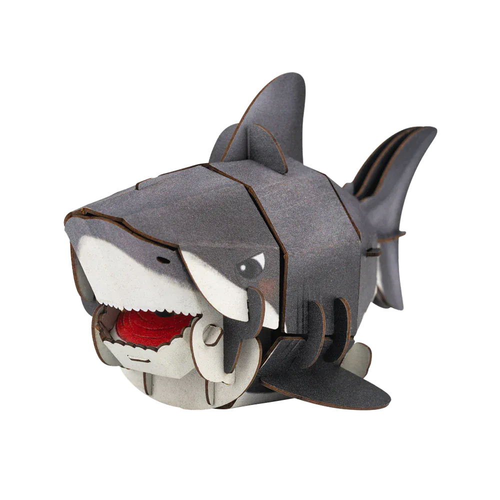 mierEdu Build 'n' Sound 3D Puzzle - Shark