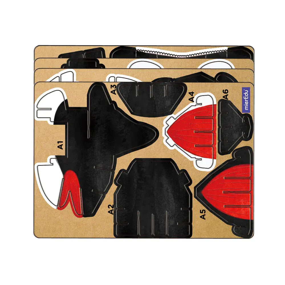mierEdu Build 'n' Sound 3D Puzzle - Orca