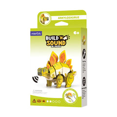 mierEdu Build 'n' Sound 3D Puzzle - Stegosaurus