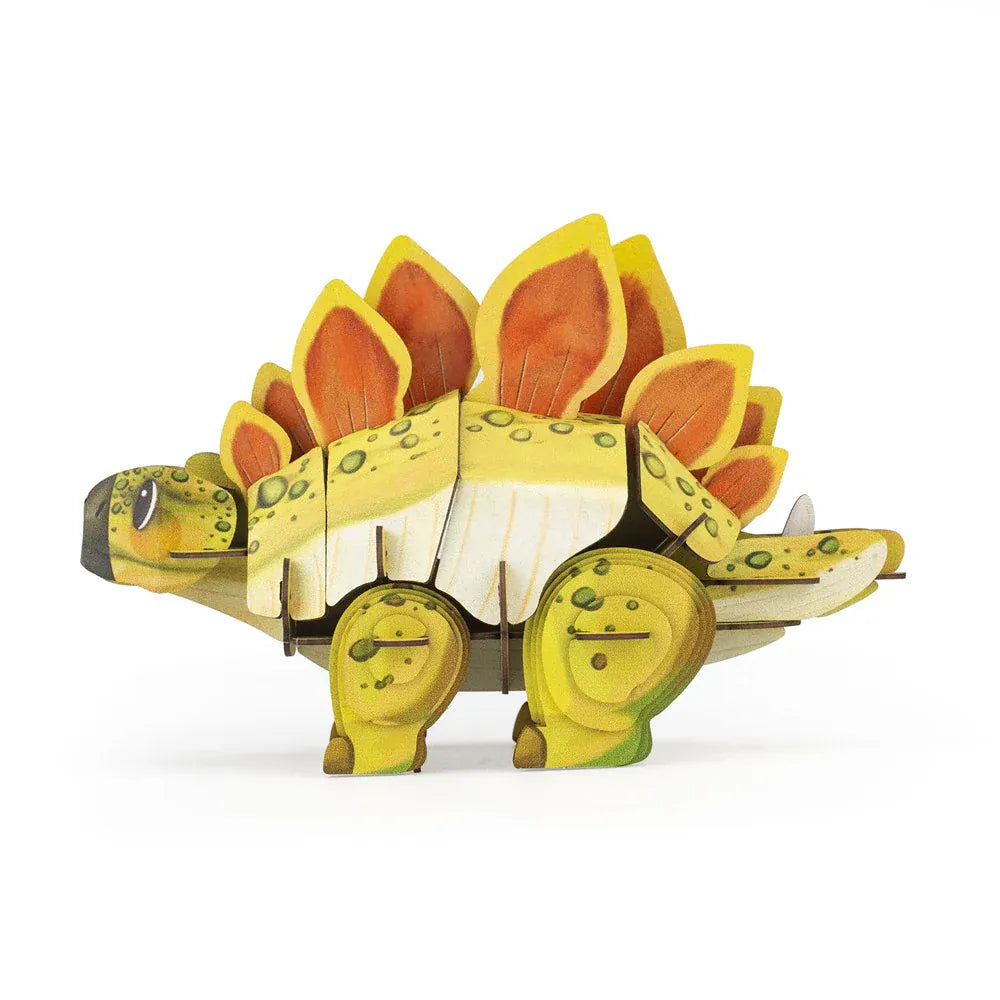 mierEdu Build 'n' Sound 3D Puzzle - Stegosaurus