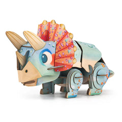 mierEdu Build 'n' Sound 3D Puzzle - Triceratops