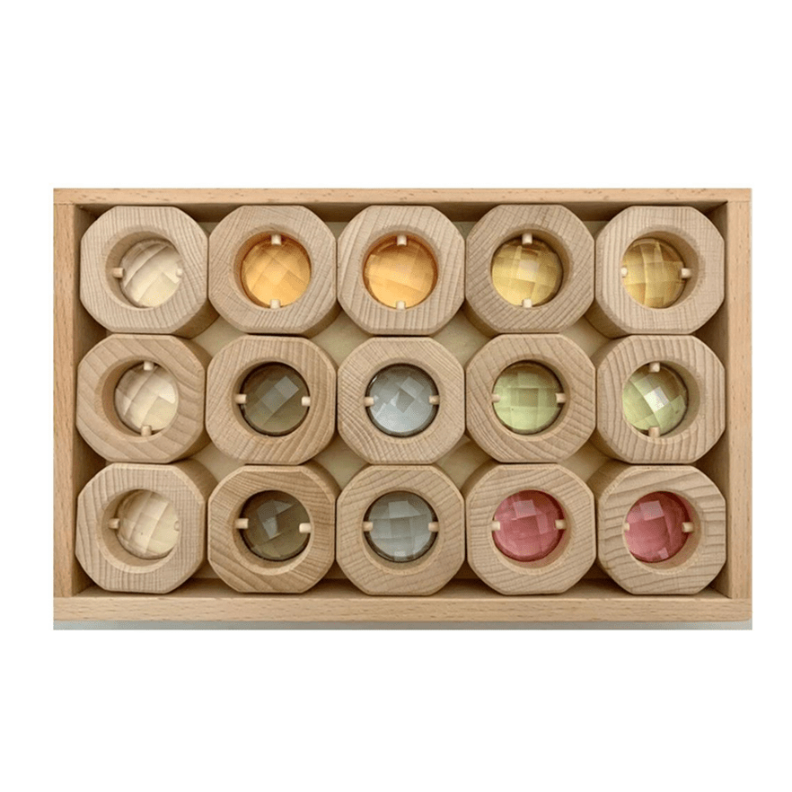 Papoose Toys - Bitcoin Window Earth with tray (15 Piece Set)