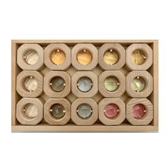 Papoose Toys - Bitcoin Window Earth with tray (15 Piece Set)
