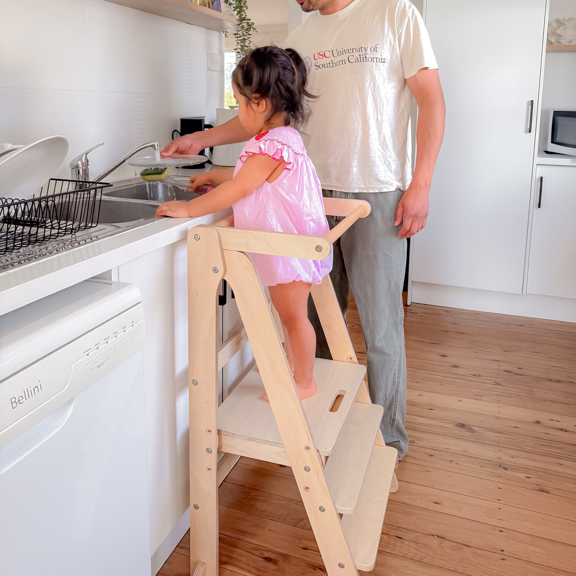 Toypark Foldable Learning Tower with Safety Net