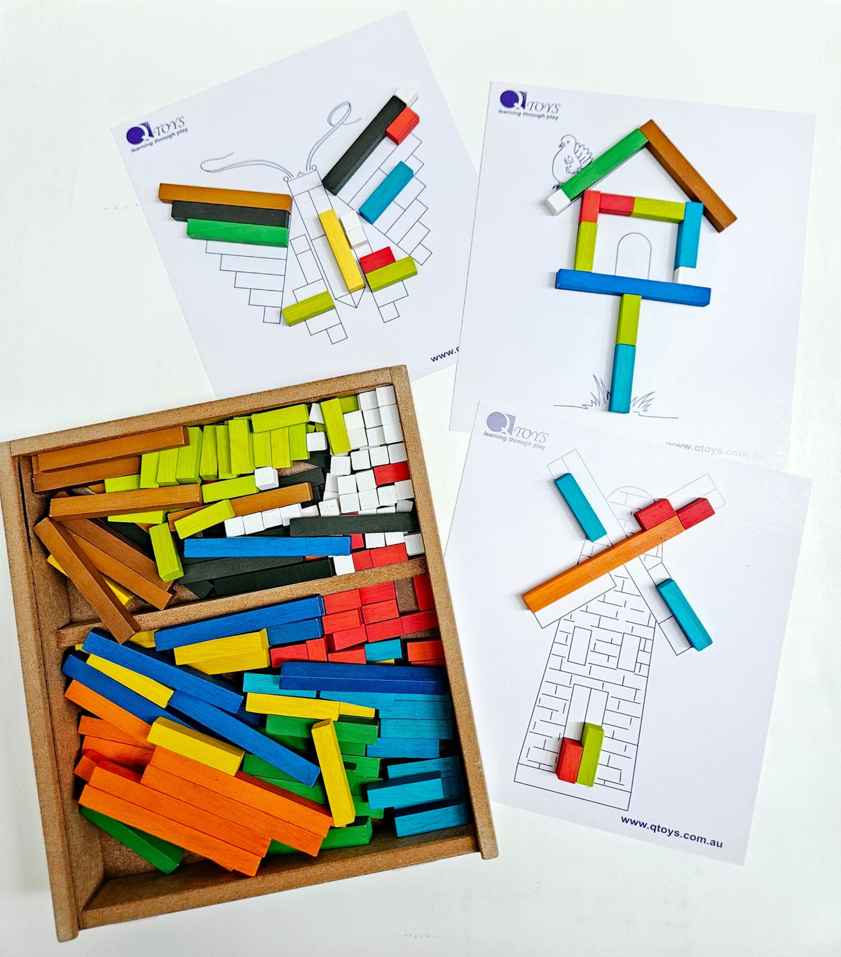 QToys Cuisenaire Learning Rods