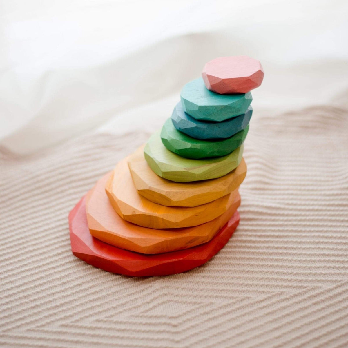QToys Natural Color Stacking Stones