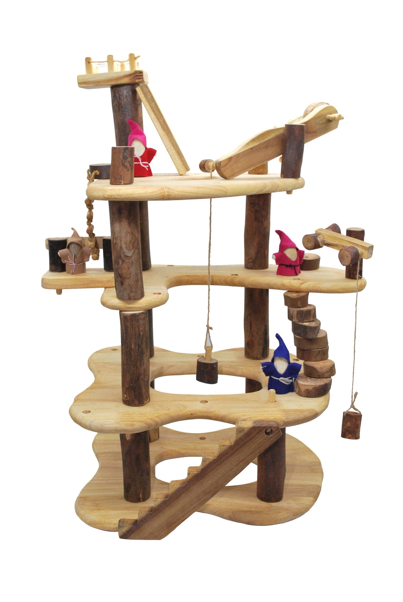 QToys Three Level Tree House Play Set