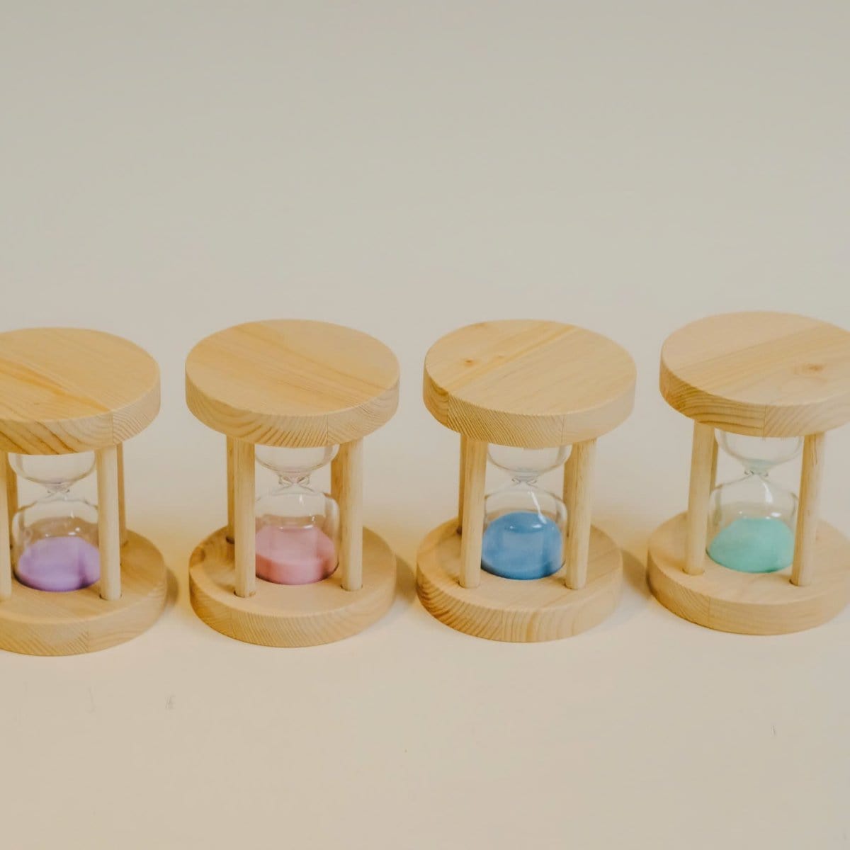 QToys Wooden Sand Timers Set of 4