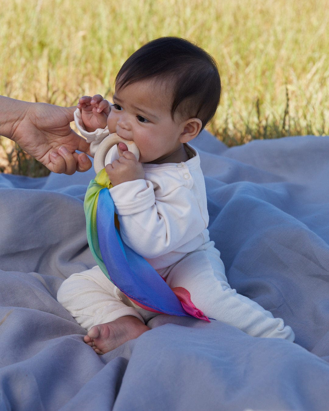 Sarah's Silks Silk and Wood Teethers