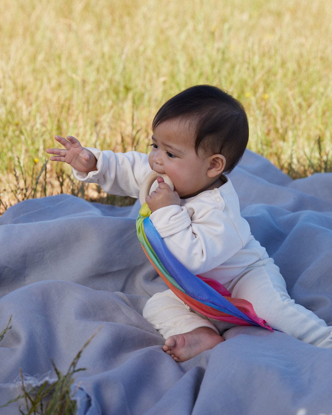 Sarah's Silks Silk and Wood Teethers