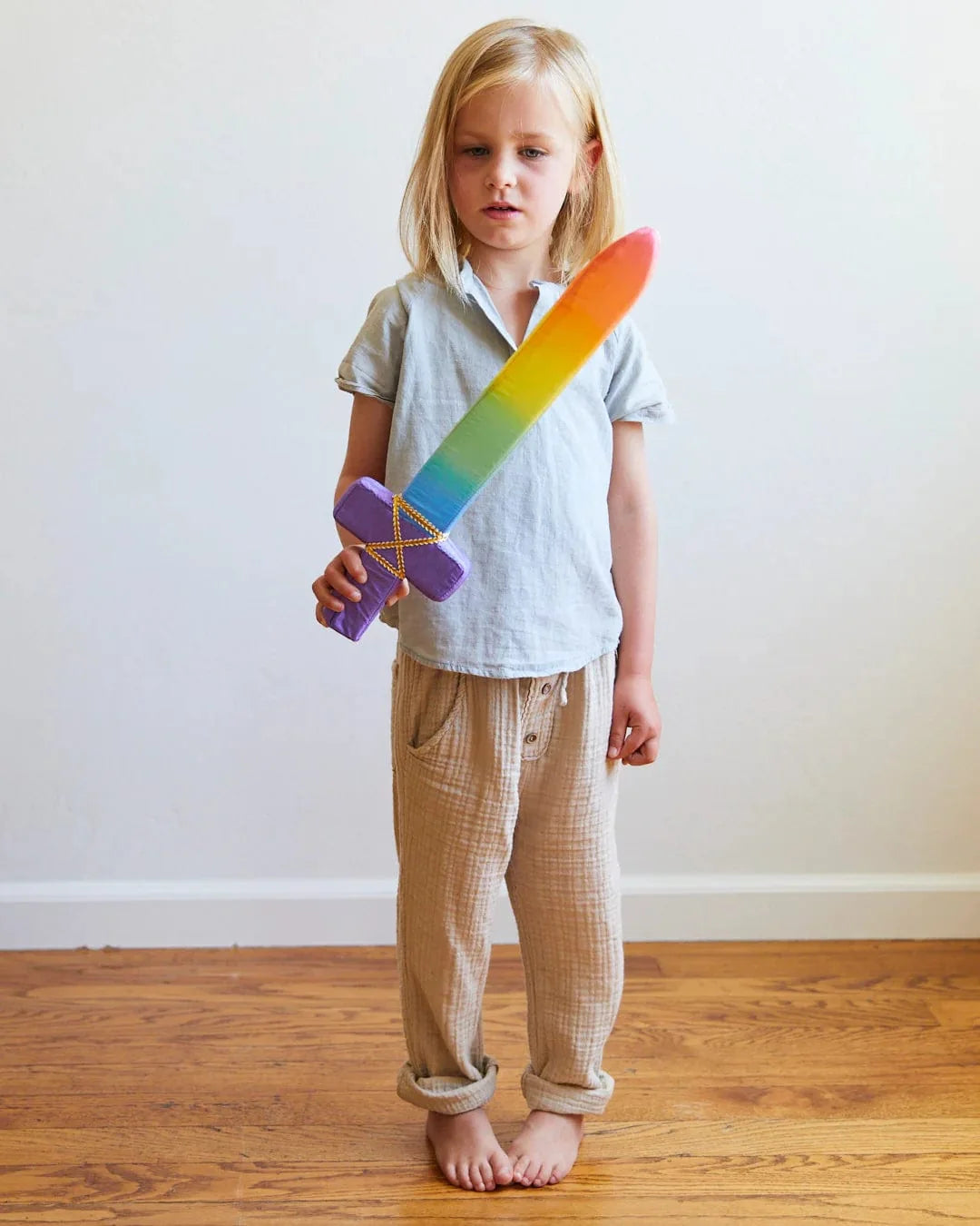 Sarah's Silk Soft Sword - Rainbow