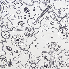 Sarah's Silks Coloring Playsilk + Markers