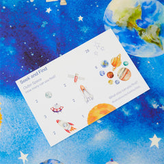 Sarah's Silks Playsilk - Seek and Find - Outer Space