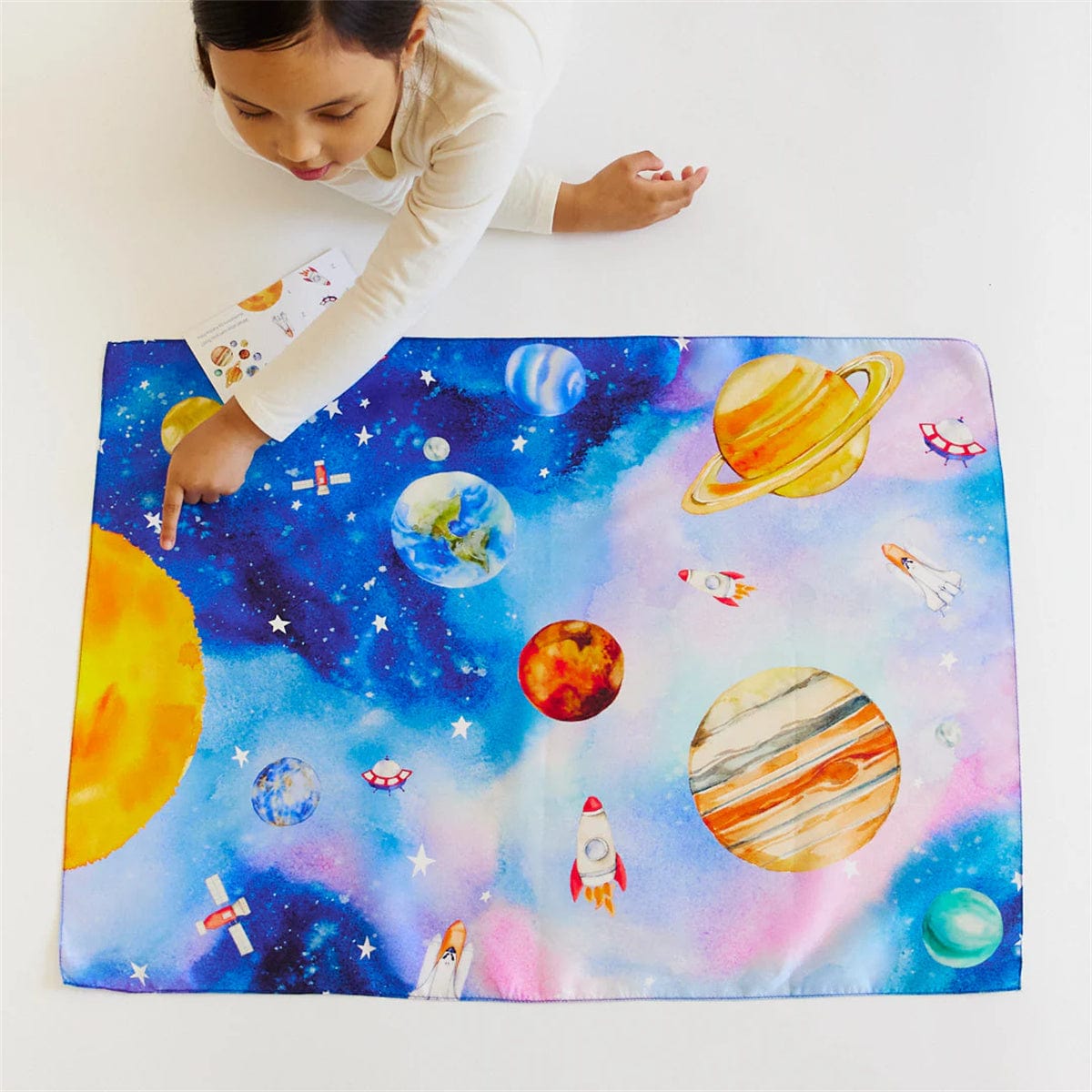 Sarah's Silks Playsilk - Seek and Find - Outer Space