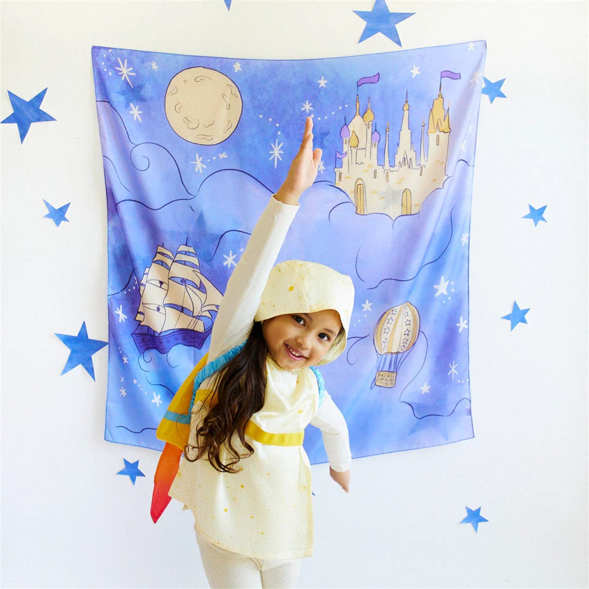 Sarah's Silks Playmap - Large - Castle in the Sky