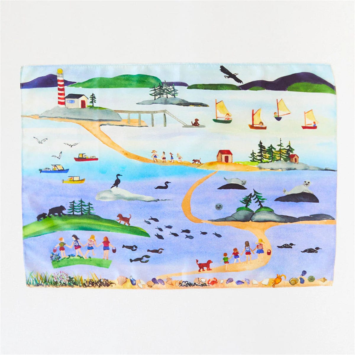 Sarah's Silks Playsilk - Seek and Find - Summer in  Maine