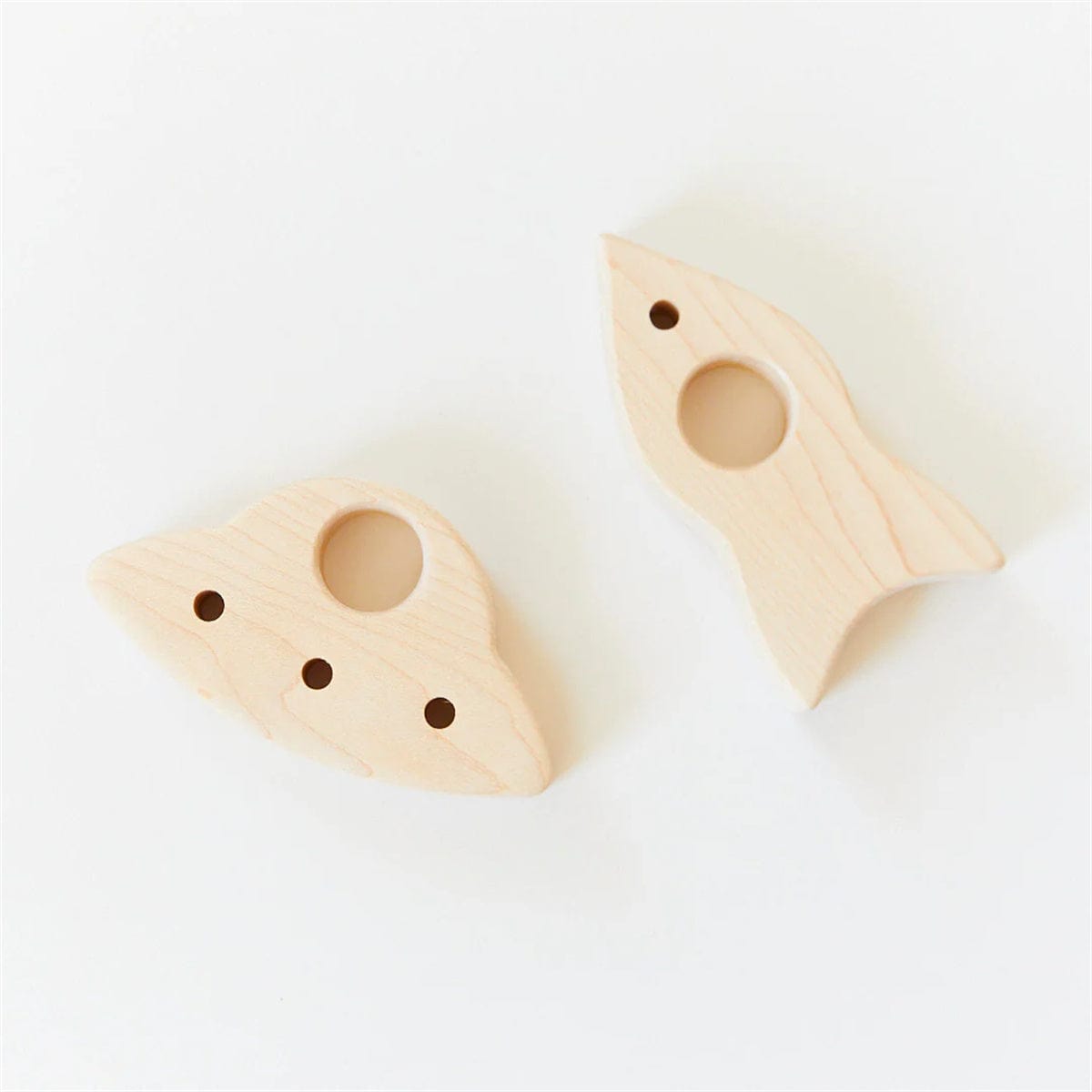 Sarah's Silks Wooden Toy - Rocketship - Maple