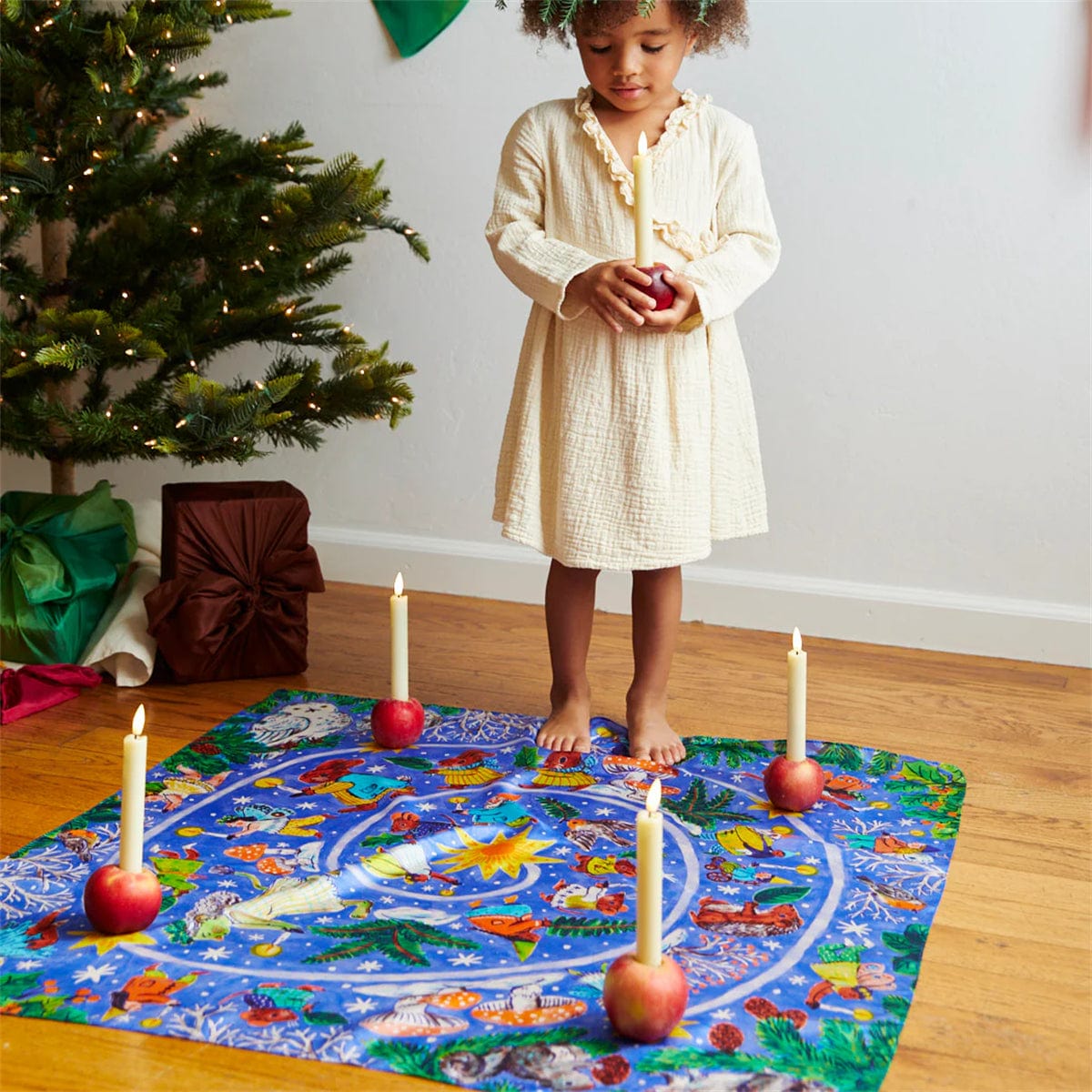 Sarah's Silks Advent Playsilk Illustrated By Phoebe Wahl