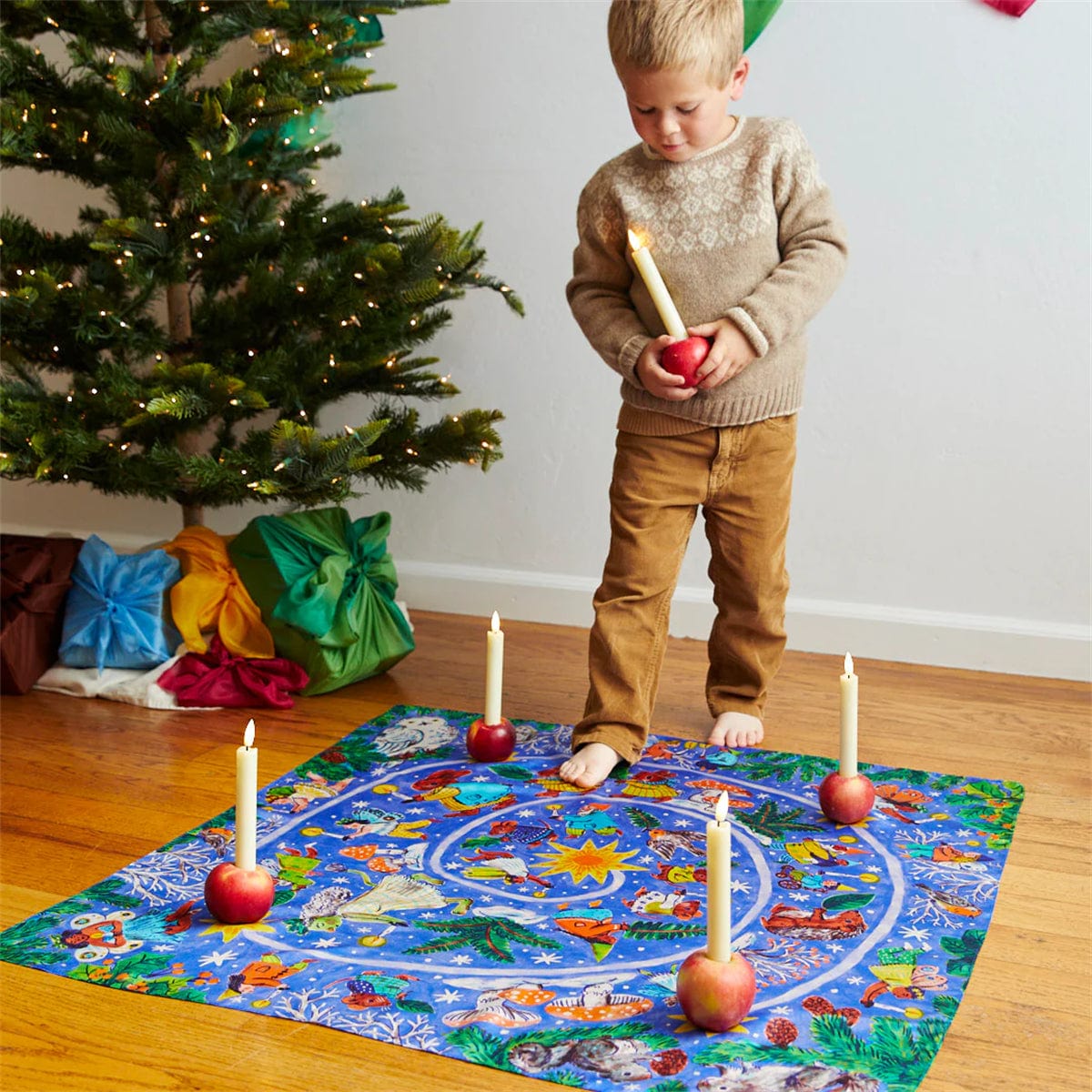 Sarah's Silks Advent Playsilk Illustrated By Phoebe Wahl