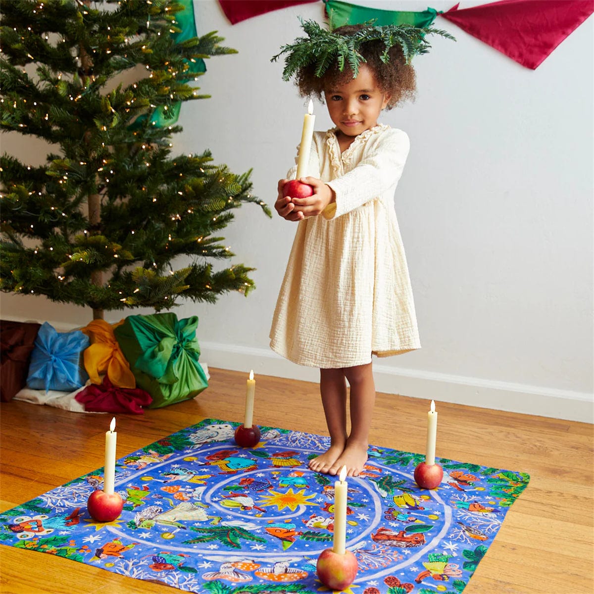 Sarah's Silks Advent Playsilk Illustrated By Phoebe Wahl