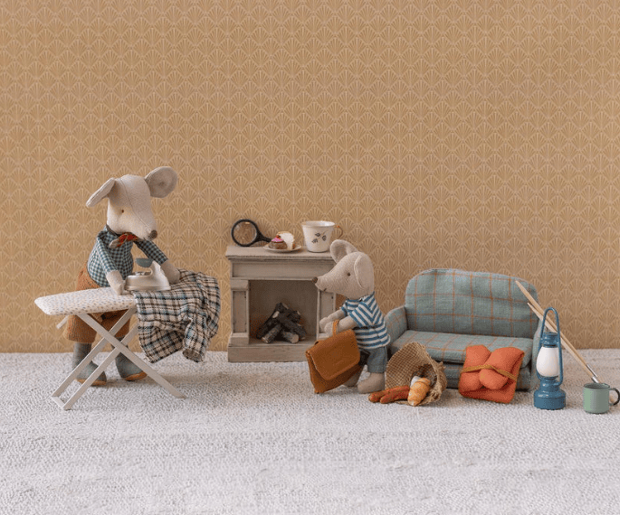 Maileg Iron And Ironing Board Mouse