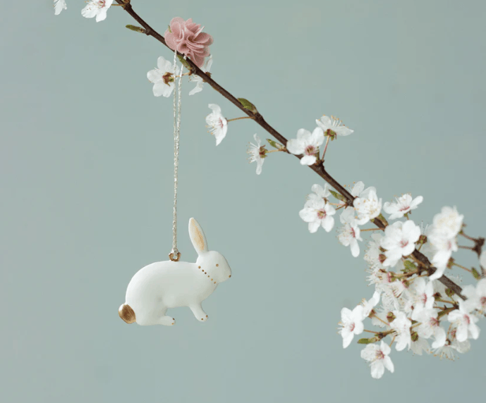Maileg Metal Ornament Bunny - Sitting