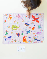 Sarah's Silks Playsilk Seek and Find - Rainbow Creature