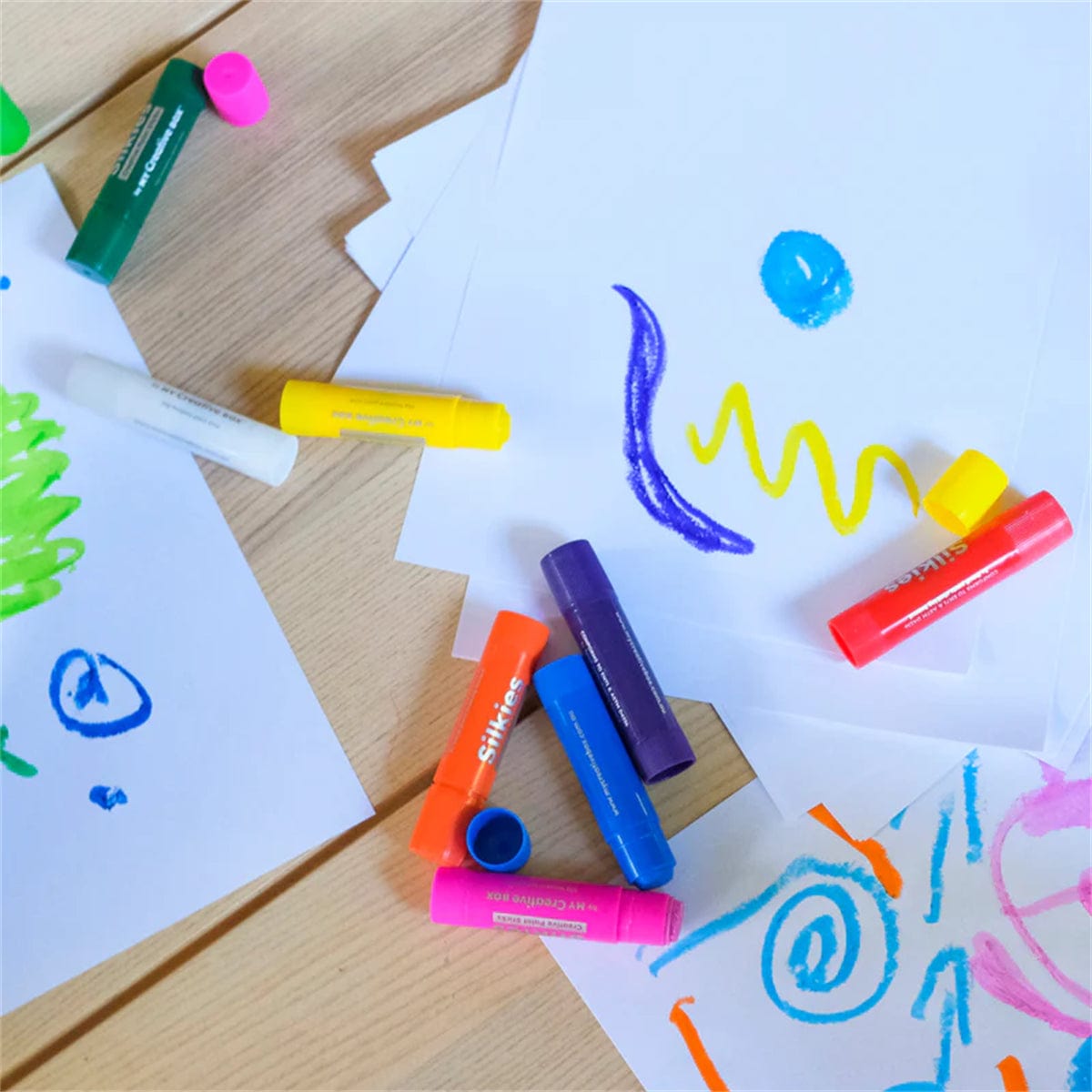 My Creative Box Silkies Paint Sticks Set of 12