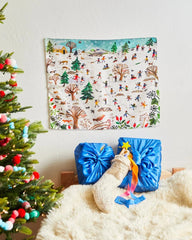 Sarah's Silks Snow Seek & Find Playsilk