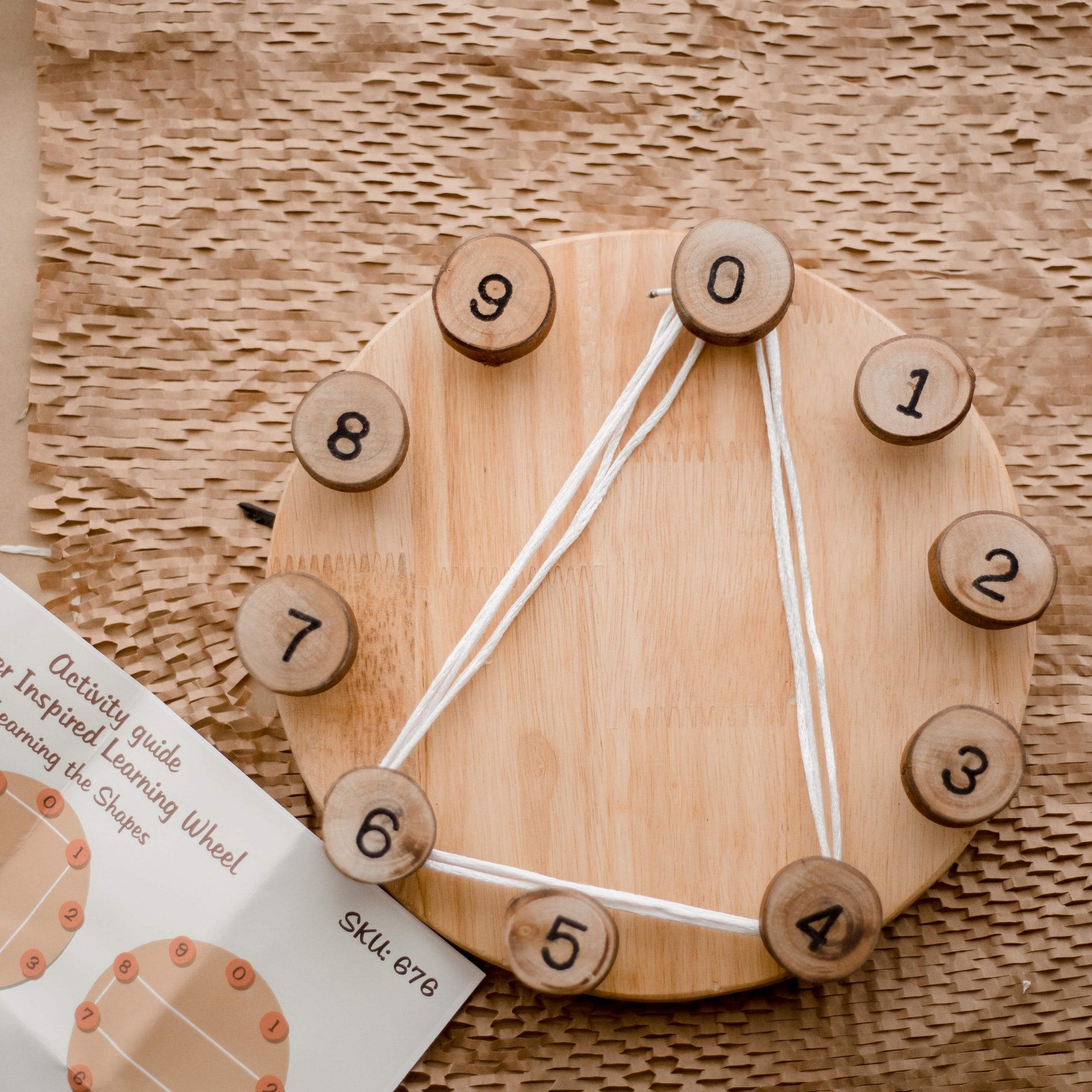 QToys Steiner Inspired Maths Learning wheel