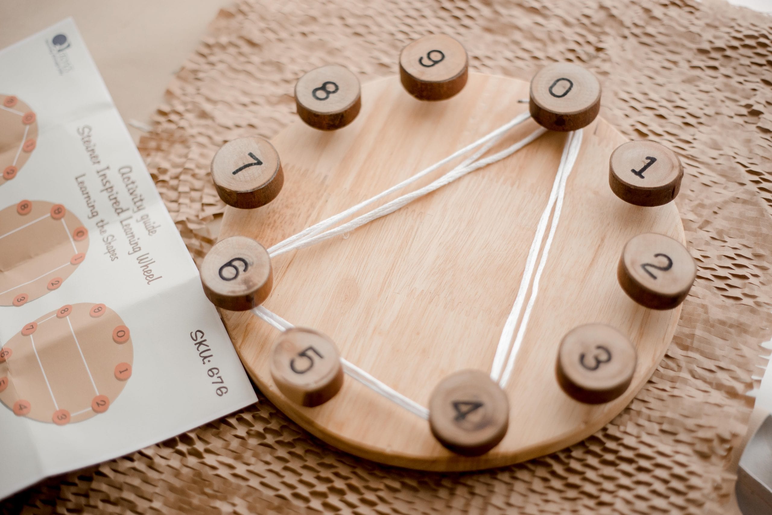 QToys Steiner Inspired Maths Learning wheel