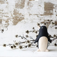T-Lab Pole Pole Wooden Animal Penguin