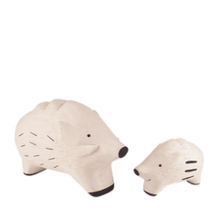 T-Lab Pole Pole Wooden Animal Pair Set - Boar